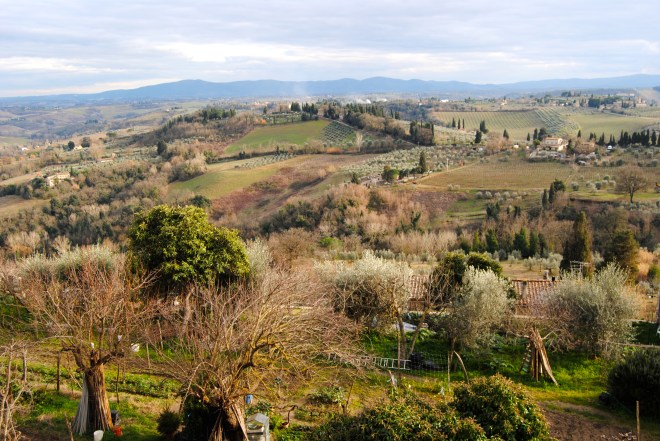 Outlook in San Gimingiano.
