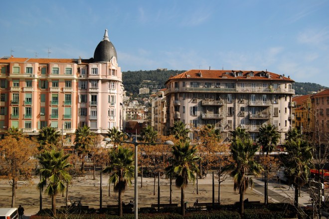View of Nice from out hotel room.