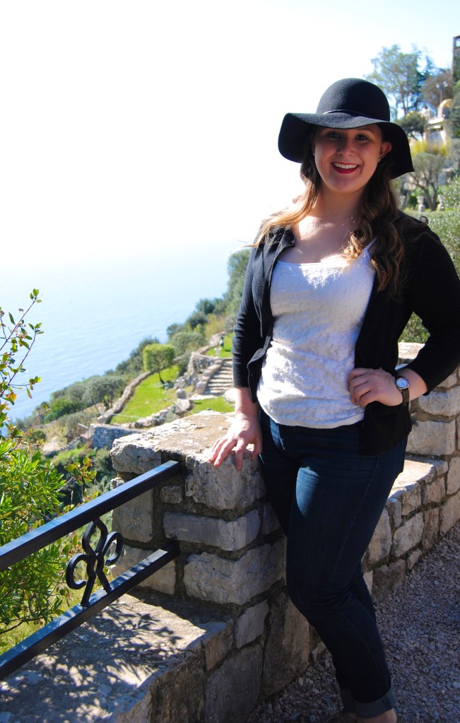 View of the water while walking up towards Ezé.