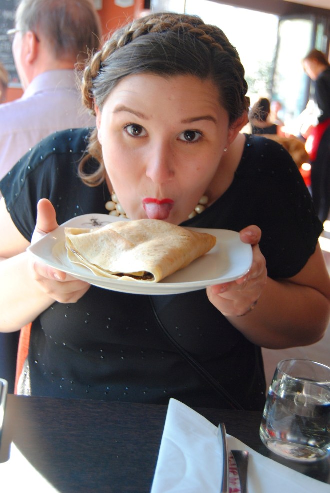 About the devour that nutella crepe.