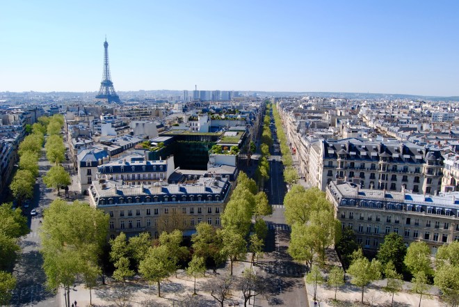 My favorite view from the top of the Arc.