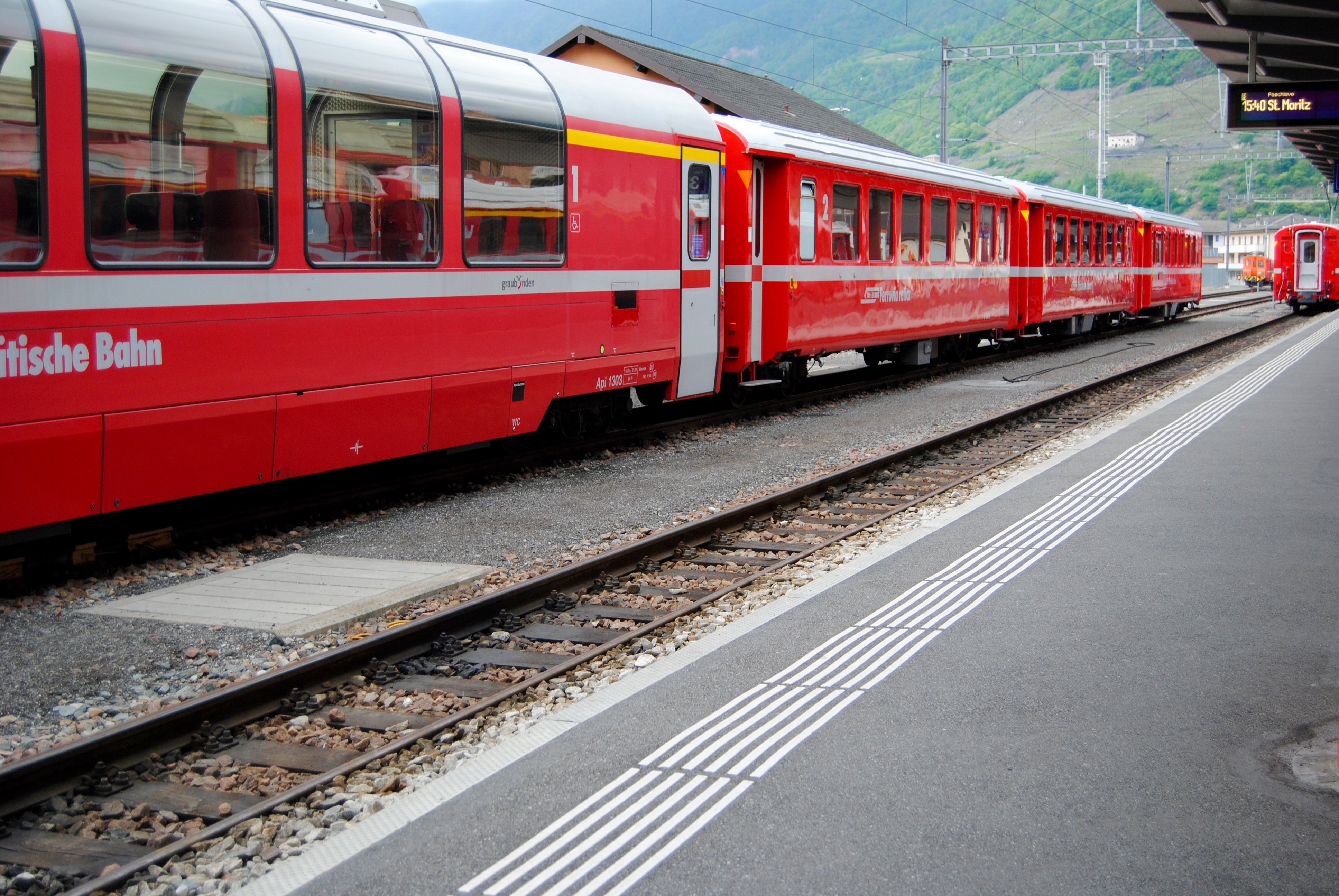 The Bernina train.
